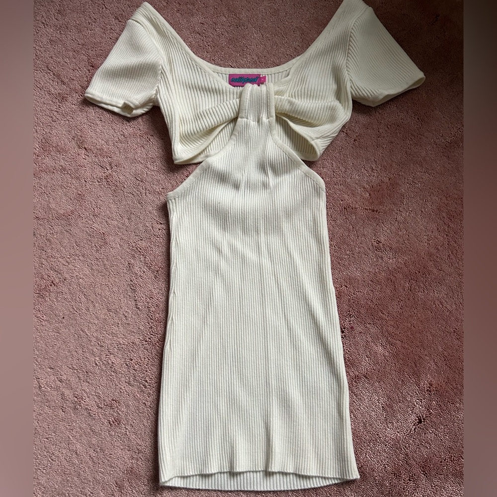 Edikted cut out dress